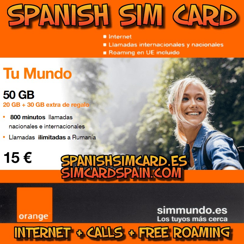 Vodafone Europe Tarjeta SIM Prepagada 22GB Datos en Ecuador