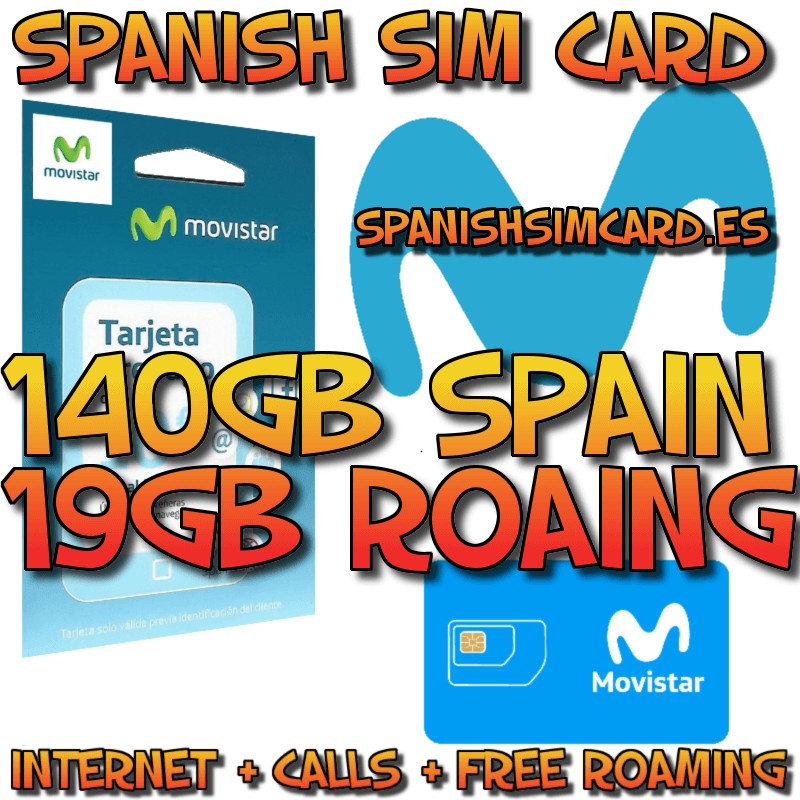 Tarjeta Prepago SIM España - Datos, SMS & Llamadas desde $24.90